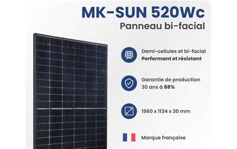 mk-sun 520wc|Kit panneau solaire plug and play 520W 1 Panneau MK.